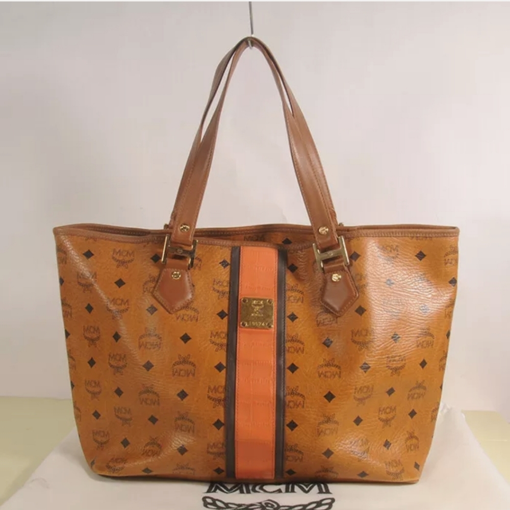 MCM Visetos Shopper Bag